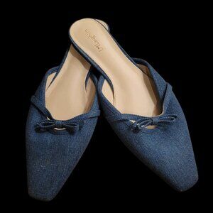 J. McLaughlin Denim Mules
